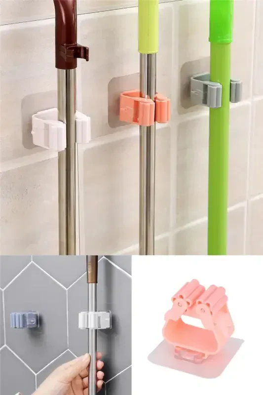 4 ta amaliy cho'tka mop supurgi lattasi tartibga soluvchi ilgich - 1