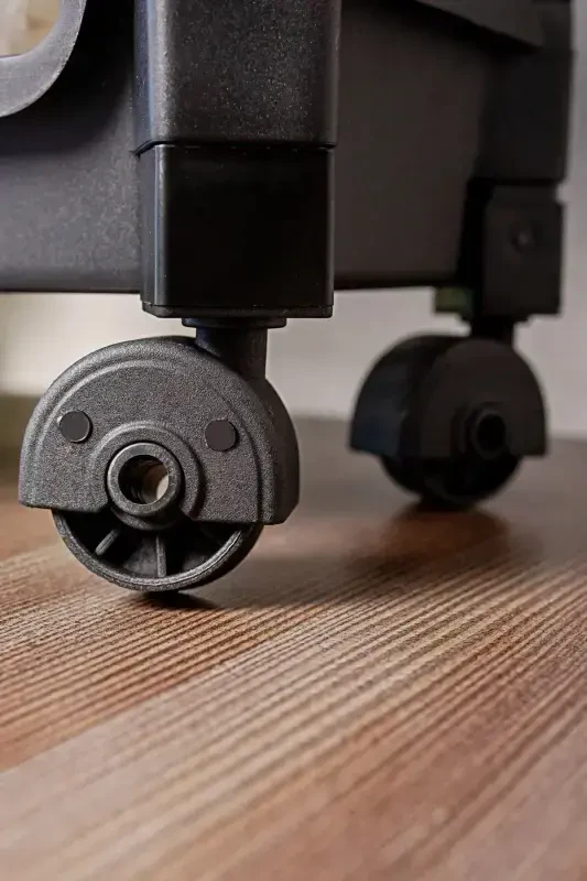 4 Tier Slim Rolling Bathroom Shelf Multi-Purpose Rack Unit Kitchen Shelf Cabinet Organizer Storage - 2