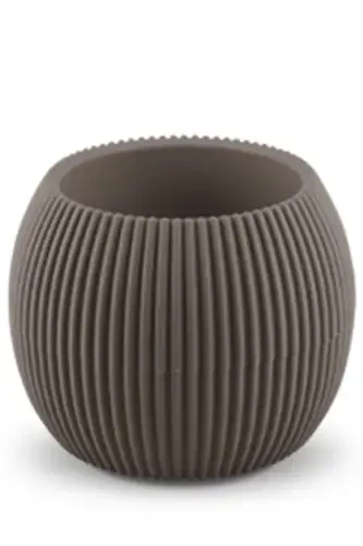 4 Units 0.15 Liter Mini Coral Cactus Succulent Pot Tiny Plastic Pot No 1-Brown - 3