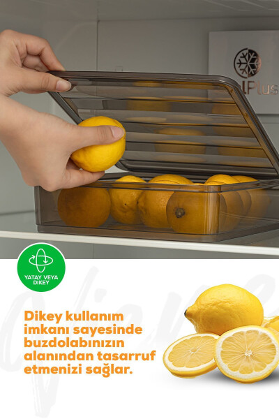 4-х компл. контейнер для хранения Bella Refrigerator Organizer Большой - 3