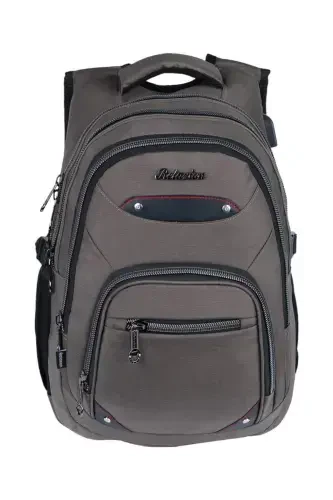 4-х Секционная Водонепроницаемая Тканевая Сумка-Планшет для Средней и Старшей Школы - Коричневый - 1