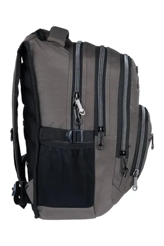 4-х Секционная Водонепроницаемая Тканевая Сумка-Планшет для Средней и Старшей Школы - Коричневый - 2