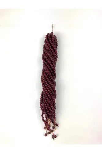 40 Pcs - 6mm 99 Beads Acrylic Prayer Beads - Distributing Beads - Mevlut Gift Wholesale Beads - Claret Red-Claret Red - 1