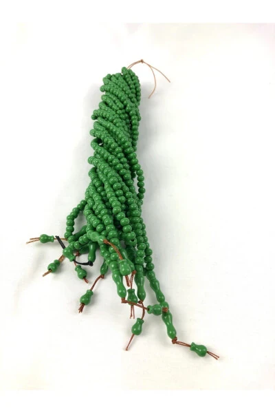40 Pieces - 6mm 99 Acrylic Muslim Prayer Beads - Favor Muslim Beads - Mawlid Gift Wholesale Muslim Prayer Beads - Green - 1