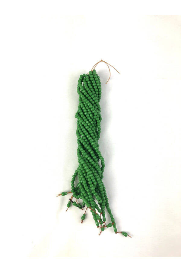 40 Pieces - 6mm 99 Acrylic Muslim Prayer Beads - Favor Muslim Beads - Mawlid Gift Wholesale Muslim Prayer Beads - Green - 3
