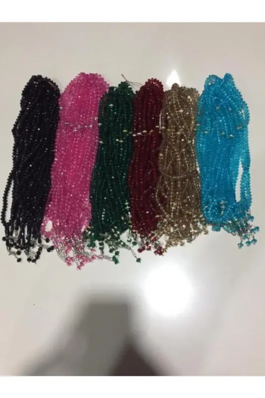40 Ta'minotli Ibodat (ZIKIR) Tasbihlari 8mm Kristal - 1