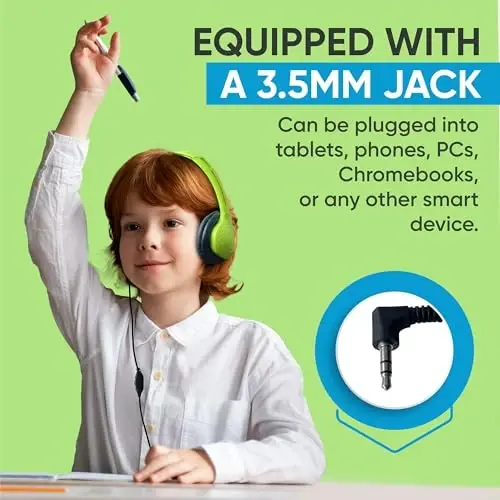 400 Pack Bulk Wired On-Ear Leather Headphones with 3.5mm Connector and Remote Control for Volume, Multi - 4