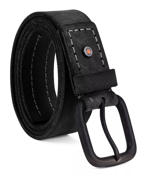 40mm Double Stitch Belt Black - 1