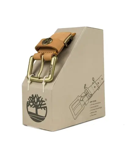 40mm Logo Cut-To-Fit Belt - Wheat - TIMBERLAND (1)