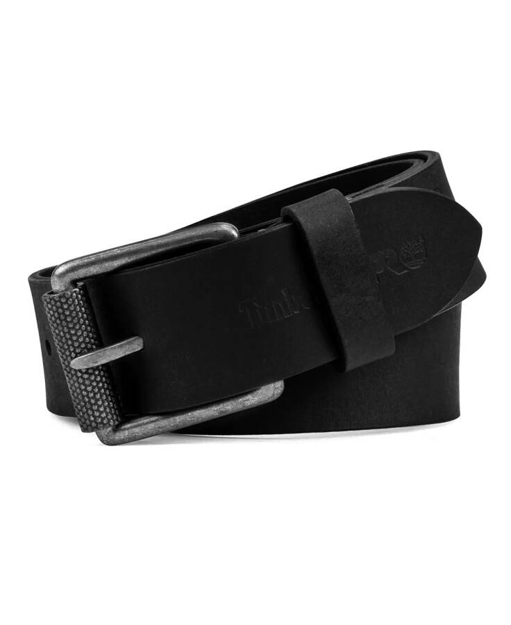 40mm Roller Buckle Belt Black - 2