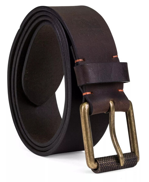 40mm Roller Buckle Belt Dark Brown - 1