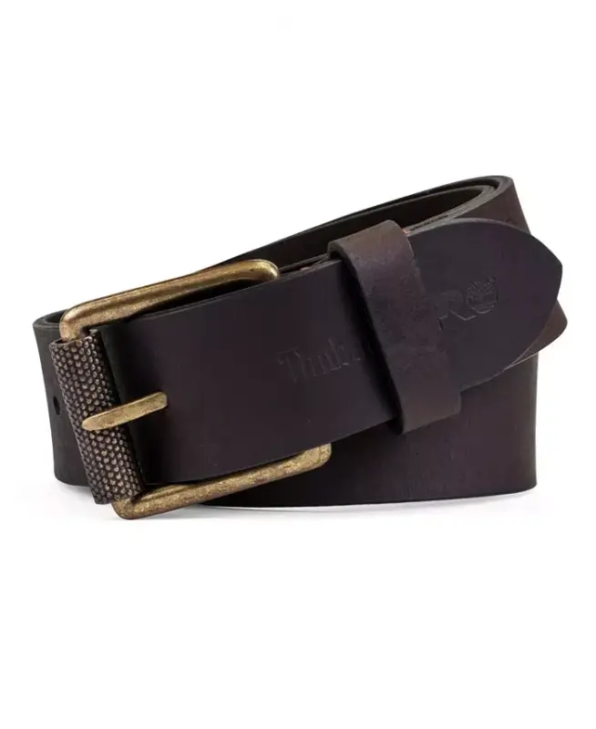 40mm Roller Buckle Belt-Dark Brown - 2