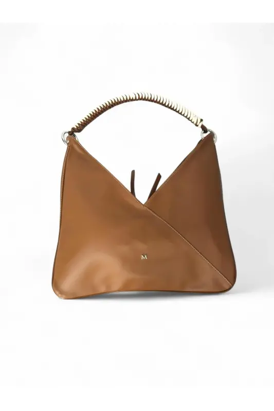 40x35x15cm Matmazel omuz çanta vintage 100110597-Taba - 6