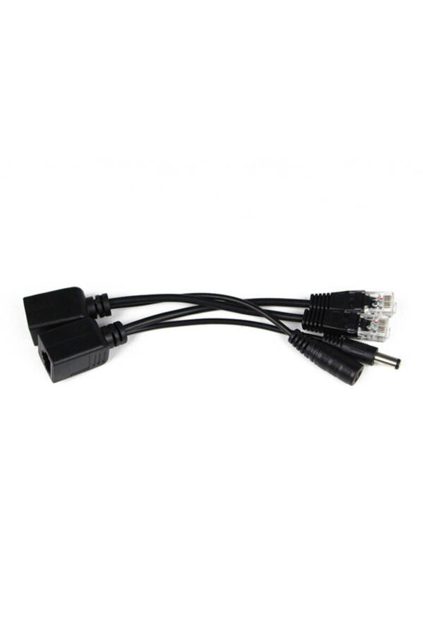 4252 IP Camera RJ45 Cable PoE Set Ethernet Cat5 Adapter Power Cable - 4