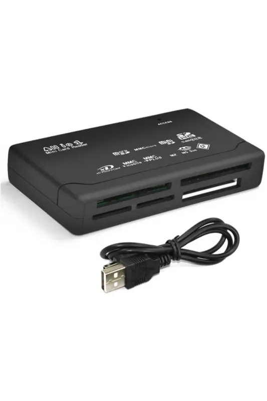 4296 USB Hub Micro SD XD MMC MS CF TF Mini M2 Combo Card Reader - 5
