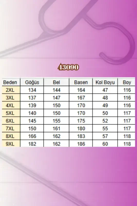 43090 Büyük Beden Yakalı -Kuşaklı Kolu Lastikli Kaşe Kaban - Siyah - 2