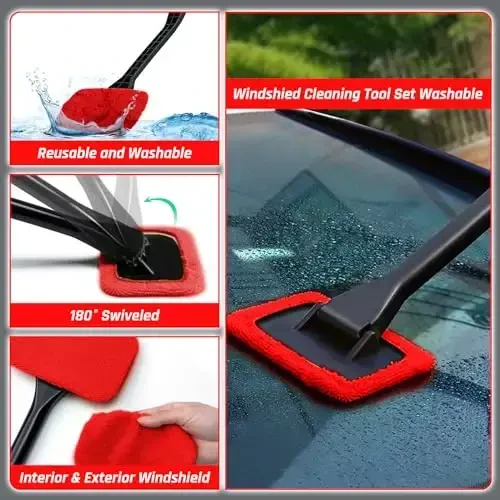 43PCS Car Detailing Kit Interior Cleaner, Auto Detailing Kit, Car Vacuum Car Interior Detailing Kit, Car Wash Kit with Bucket Detailing Brush Set Car Accessories for Motorcycle, Cars, Bikes, Wheels - 4