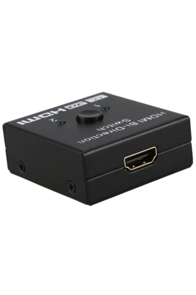 4494 2 Port Bi-Directional HDMI Switch Splitter Screen Monitor Multiplexer Duplicator - ALFAIS (1)
