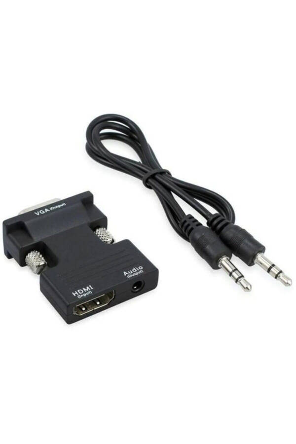 4499 Audio Supported HDMI to VGA Monitor Converter Adapter - 1