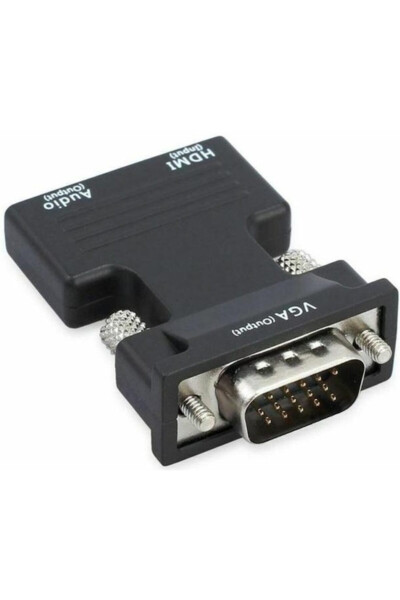 4499 Audio Supported HDMI to VGA Monitor Converter Adapter - 2