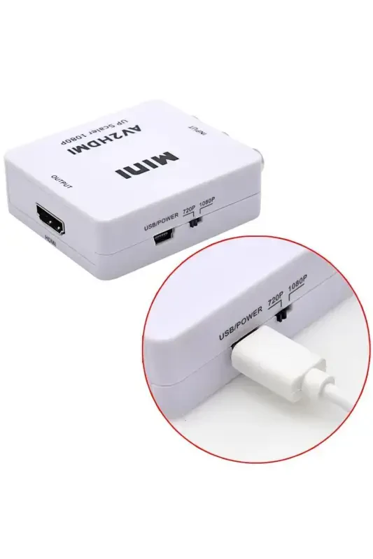 4553 RCA AV to HDMI Converter Adapter - 6