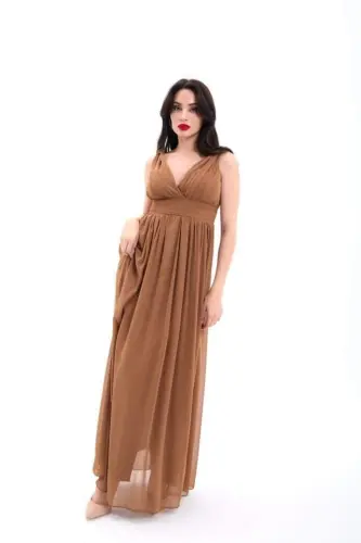 4662 ELBİSE-KAHVE - 1