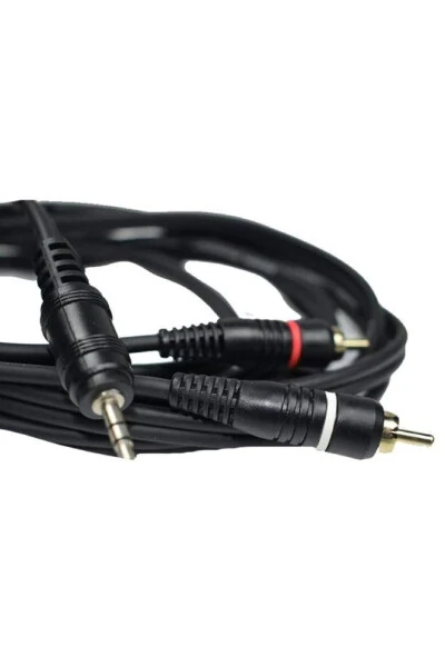 4794s 3.5mm Stereo to 2rca Aux Audio Headphone Converter Cable (1.8 Meters) - Modazone (1)