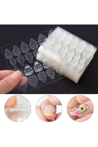 48 Pcs Harmless Pro Double Sided False Nail Adhesive Tabs-48 - 5