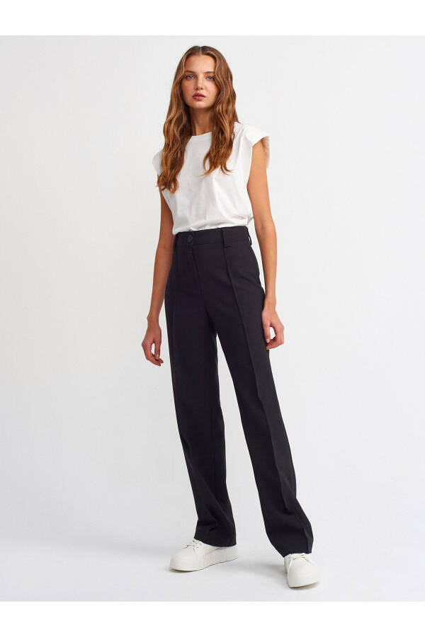 4888 Long Pants - Black - 1