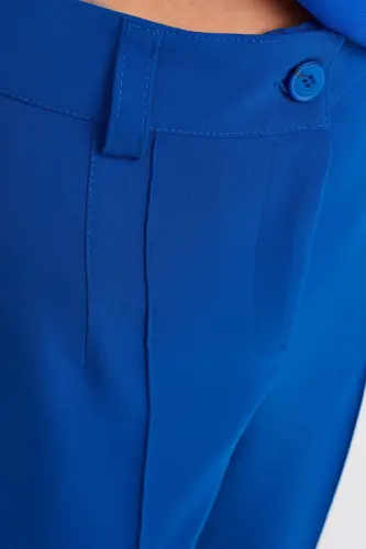 4888 Uzun Pantolon-saks-Saks - 4