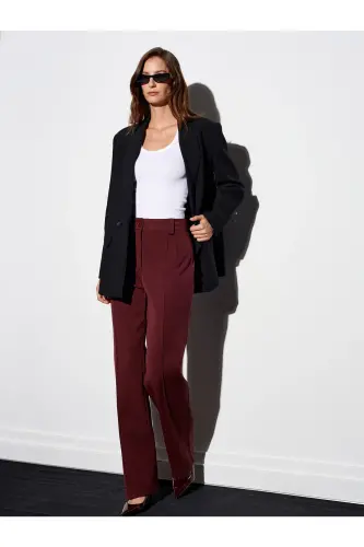 4888 Uzun Shim - Bordo - Bordo - 3