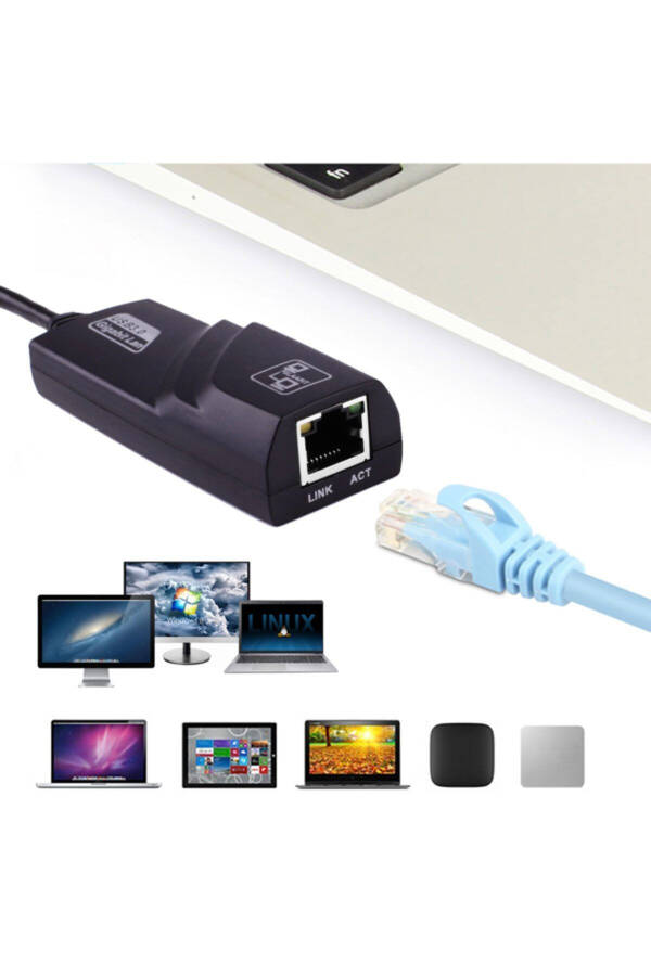 4939 Адаптер-конвертер USB 3.0 в Ethernet (с поддержкой Gigabit) - 4