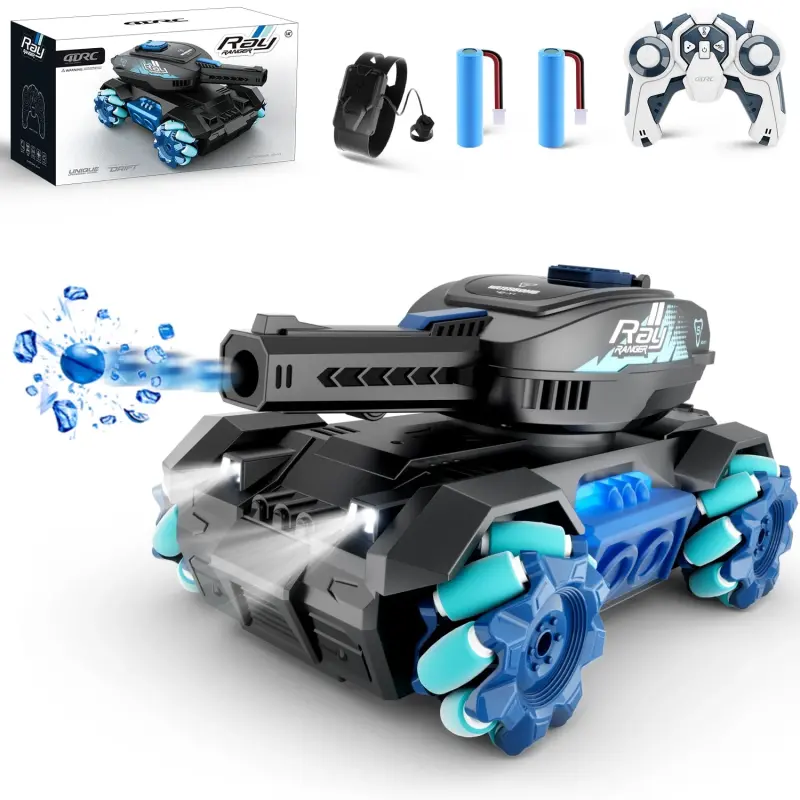 4DRC RC Racing Car, 2.4Ghz High Speed Remote Control Car, 4WD Toy Cars Buggy for Boys & Gift for Kids Blue - 10