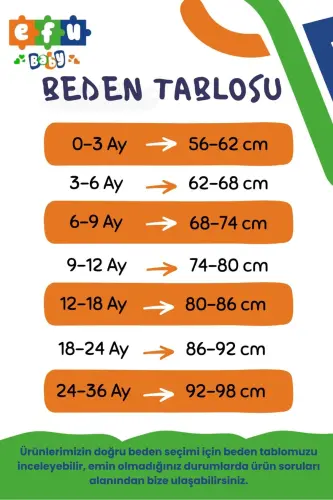 4'li %100 Paxta Chizilgan Interlok Bolalar Bodisi Zıbın - 8
