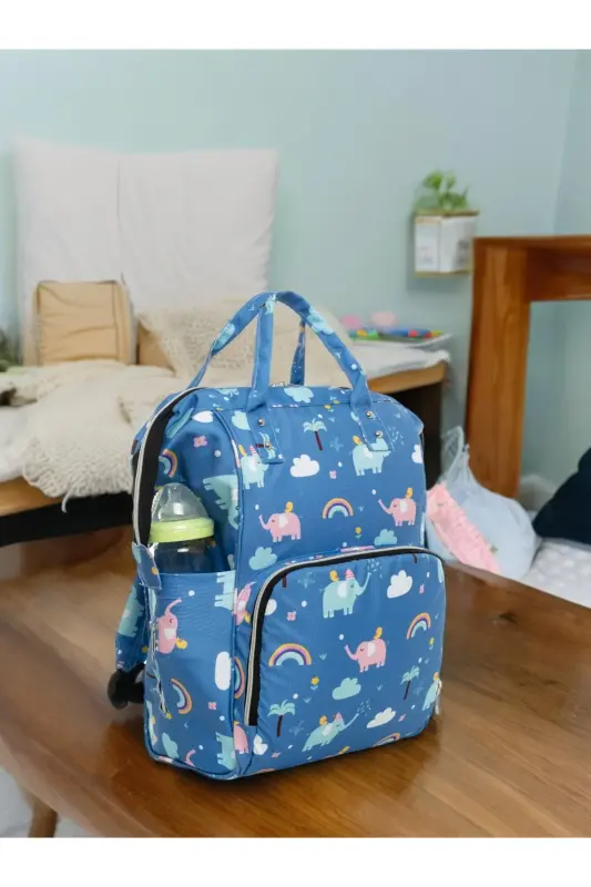 4’li Katta Tug‘ilish To‘plami (KASALXONADAN CHIQISH, GO‘DAK PARVARISH SIRT VA YELKA SUMKASI, CHILDIRMOQ)-KUL RANG - 3