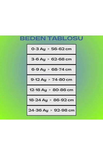 4'lü %100 Pamuklu Esnek İnterlok Bebek Body Zıbın - 8