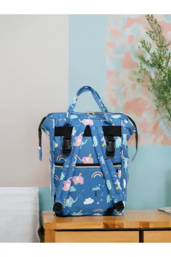 4’lü Büyük Doğum Seti (HASTANE ÇIKIŞI, BEBEK BAKIM SIRT VE OMUZ ÇANTASI, KUNDAK)-GRİ - 5