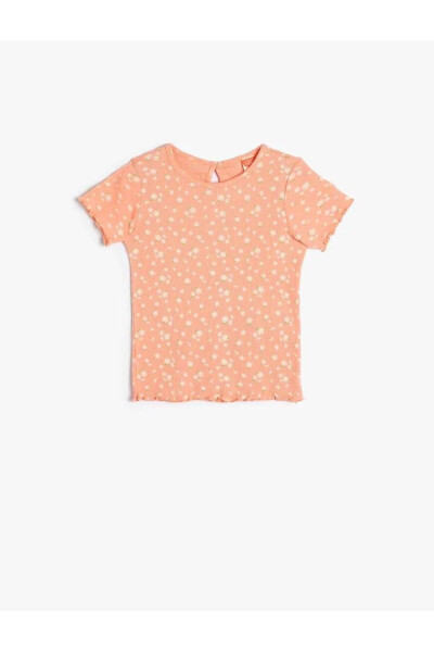 4SMG10029AK Koton Baby Girl T-shirt PINK PATTERNED - 1