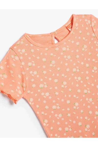 4SMG10029AK Koton Baby Girl T-shirt PINK PATTERNED - 3