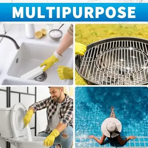 4TH hojatxona tozalash uchun Pemza toshi, Pemza tayoqchalari (oq) - 4