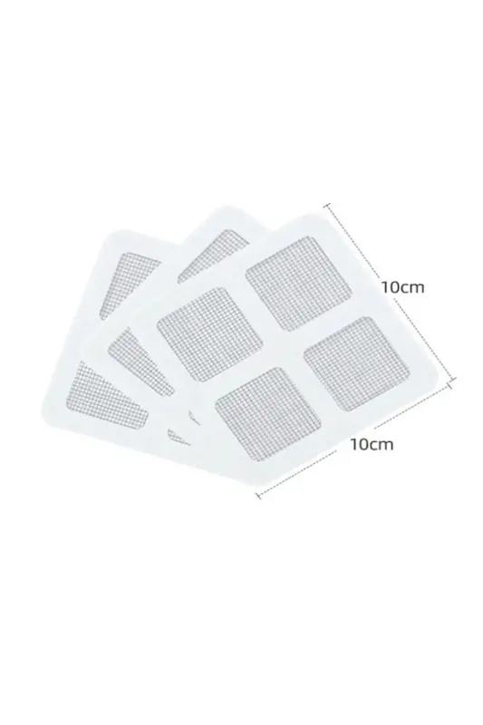 5 Adet Gider Kapatıcı Pislik Tutucu Kendinden Yapışkanlı Gider Kapağı 5 Adet Bhl - şeffaf - 4