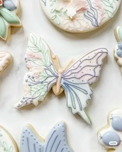 5Pcs Butterfly Flower Cookie Cutters Stainless Steel Holiday Cookie Cutter Shapes for Baking Gift Mother's Day, Father's Day, Valentine's Day, Thanksgiving - 5