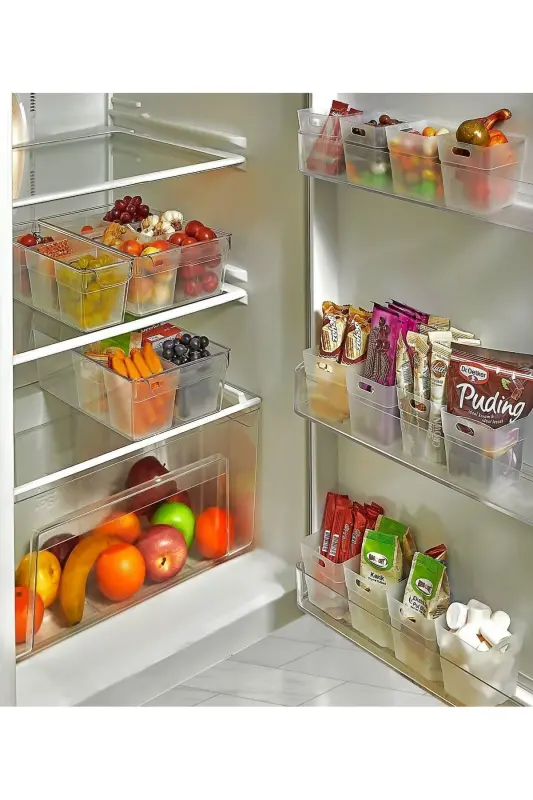 5 Adet Miniobox Buzdolabı Kapak Içi Düzenleyici, Buzdolabı Içi Düzenleyici Ve Banyo Organizeri - 5
