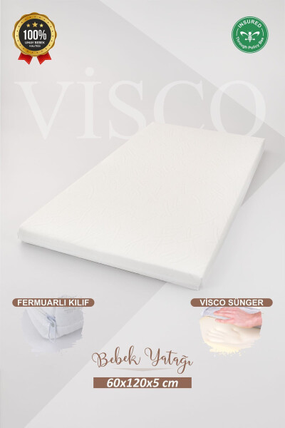 5 Cm Visco Mattress, Baby & Child Crib Mattress, Park Bed, Co-sleeper & Baby Beds Lux - UMAYBEBEK