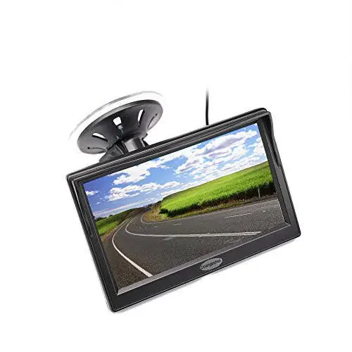 5-дюймовый TFT LCD цветной автомобильный монитор заднего вида для парковки заднего вида камеры заднего вида с 2 опциональными кронштейнами, только монитор (5 дюймов) - 12
