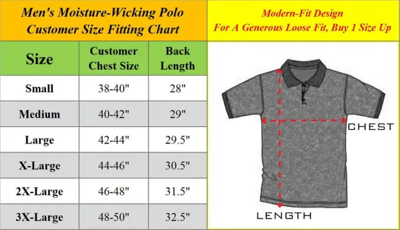 5 dona erkaklar uchun Dry Fit namlikni chiqaruvchi polo ko'ylak (S-3XL) - 2