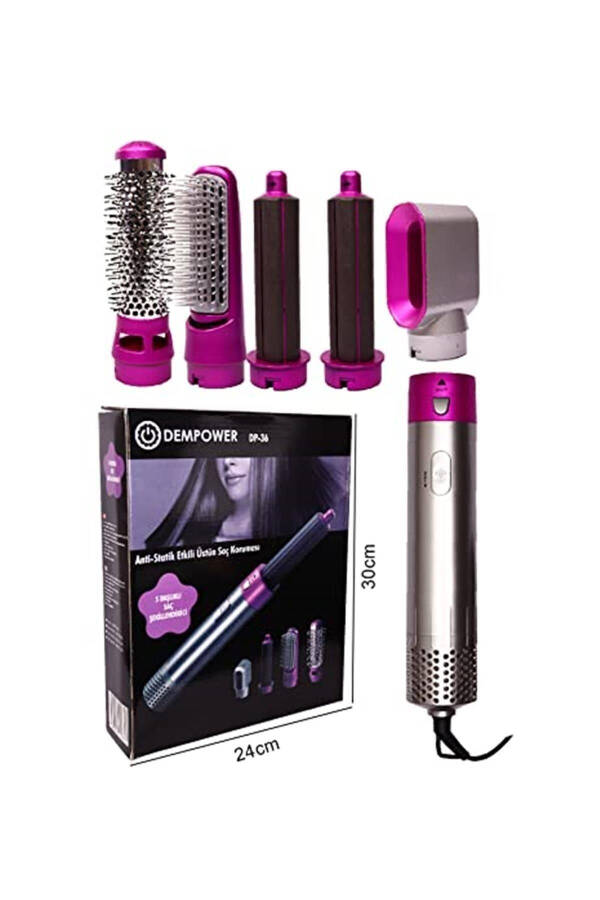 5-in-1 Anti-Static Hair Styling Set - 3