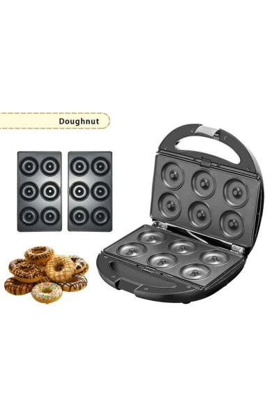 5-in-1 Donut - Waffle - Toaster Maker - 3