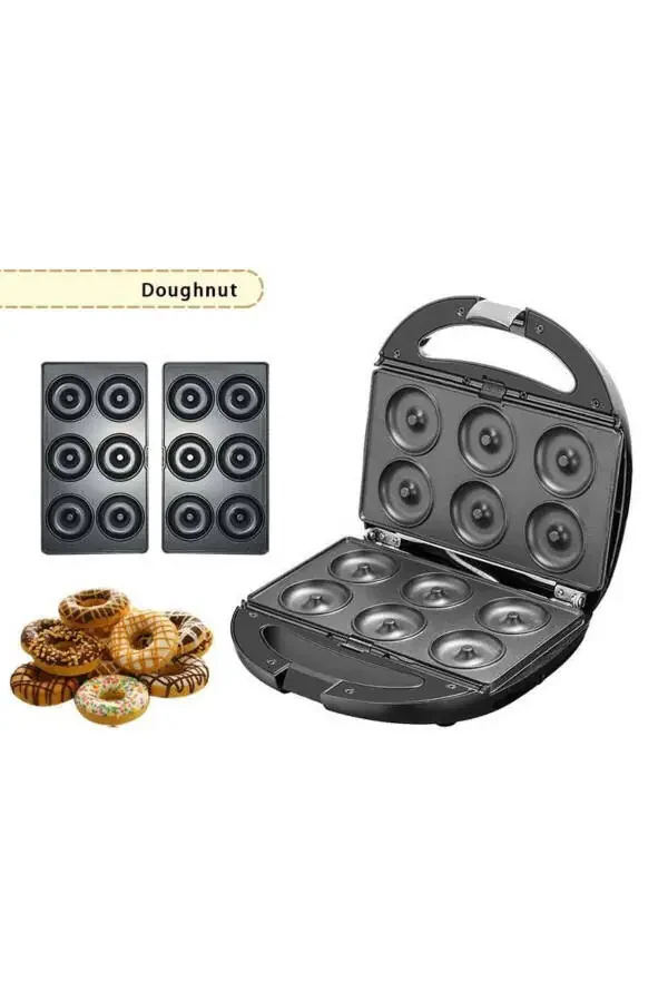 5-in-1 Donut - Waffle - Toaster Maker - 3