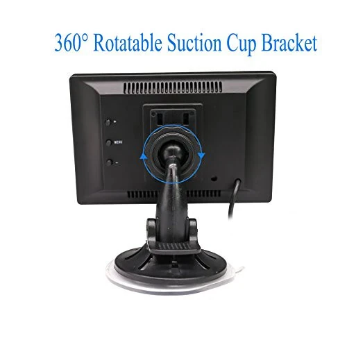 Backup Camera Monitor Only - 5 Inch HD Image Back up Camera Screen for Cars Trucks SUVs Vans RVs Trailers Campers, Dashboard/Windshield Installation, 12V/24V, Camera Not Included (5 Inch) - 13